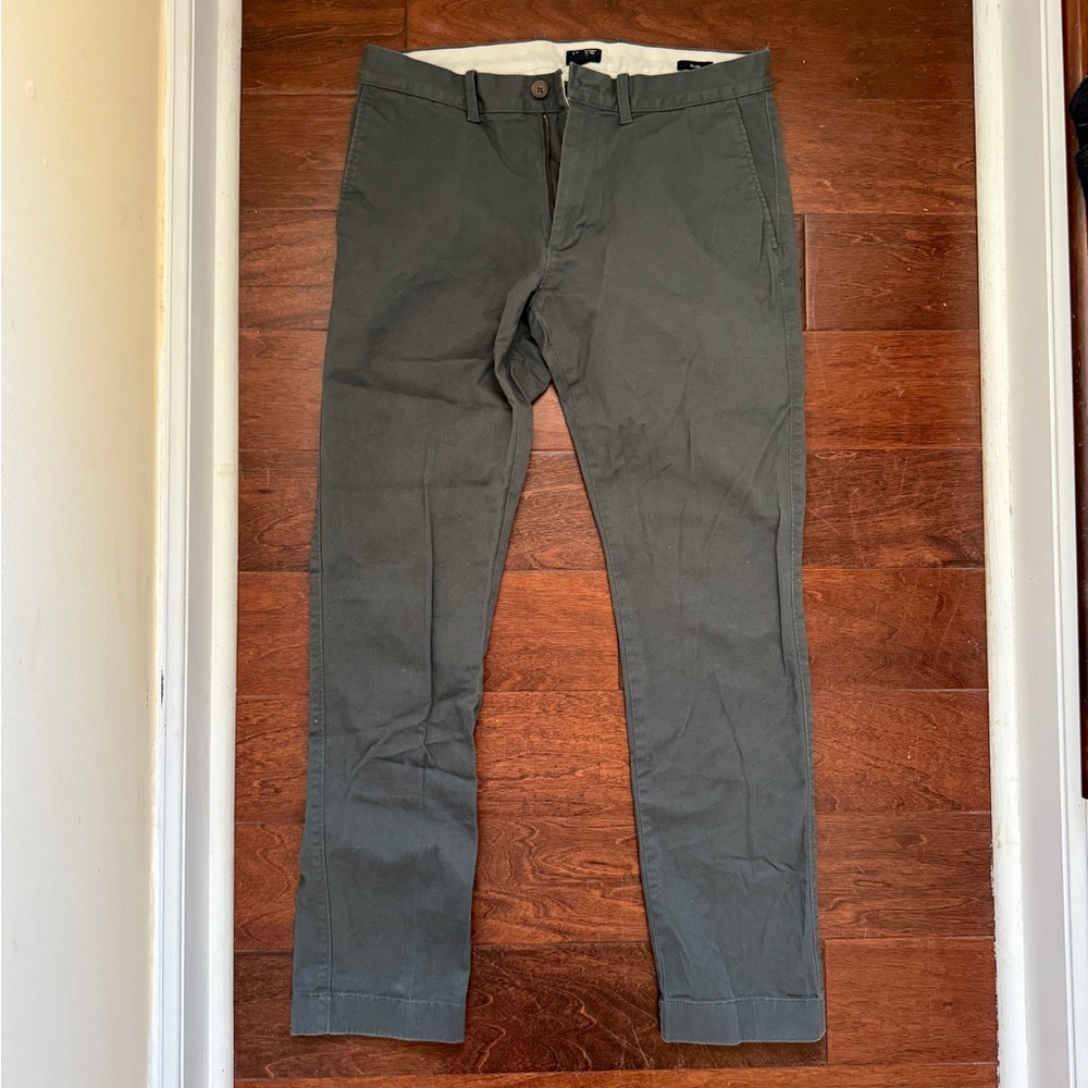 J. Crew Men's Dark Gray Chinos